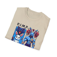 Load image into Gallery viewer, P.I.M.P. (Pain Is My Passport) Unisex Softstyle T-Shirt (mad bunny)
