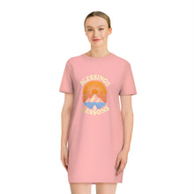Load image into Gallery viewer, "Blessing &amp; Lessons" Spinner T-Shirt Dress
