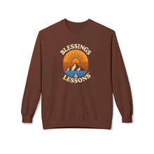 Load image into Gallery viewer, "Blessings &amp; Lessons" Unisex Midweight Softstyle Fleece Crewneck Sweatshirt
