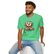 Load image into Gallery viewer, The Lunch Table Podcastatx Unisex Softstyle T-Shirt (heather red)
