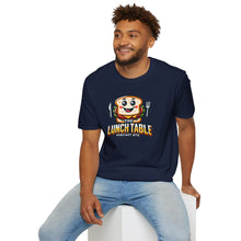 Load image into Gallery viewer, The Lunch Table Podcastatx Unisex Softstyle T-Shirt (heather red)

