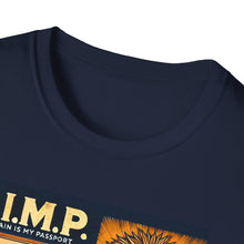 Load image into Gallery viewer, P.I.M.P. (Pain Is My Passport) Unisex Softstyle T-Shirt (lion)
