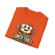 Load image into Gallery viewer, The Lunch Table Podcastatx Unisex Softstyle T-Shirt (heather red)
