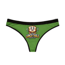 Load image into Gallery viewer, The Lunch Table Podcastatx Women's Thongs (green)
