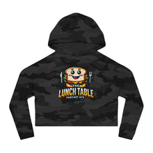 Load image into Gallery viewer, The Lunch Table Podcastatx Women’s Cropped Hooded Sweatshirt
