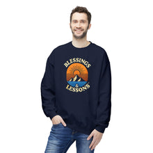 Load image into Gallery viewer, "Blessings &amp; Lessons" Unisex Midweight Softstyle Fleece Crewneck Sweatshirt
