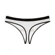 Load image into Gallery viewer, The Lunch Table Podcastatx Women's Thongs (white)

