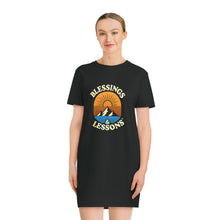 Load image into Gallery viewer, "Blessing &amp; Lessons" Spinner T-Shirt Dress
