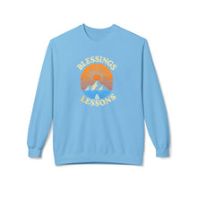 Load image into Gallery viewer, "Blessings &amp; Lessons" Unisex Midweight Softstyle Fleece Crewneck Sweatshirt
