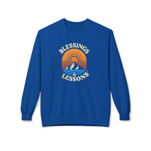Load image into Gallery viewer, "Blessings &amp; Lessons" Unisex Midweight Softstyle Fleece Crewneck Sweatshirt
