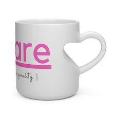 Load image into Gallery viewer, "berare" Heart Shape Mug

