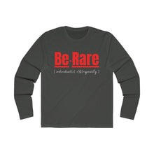 Load image into Gallery viewer, Men's "BeRare" Long Sleeve Crew Tee
