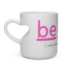 Load image into Gallery viewer, "berare" Heart Shape Mug
